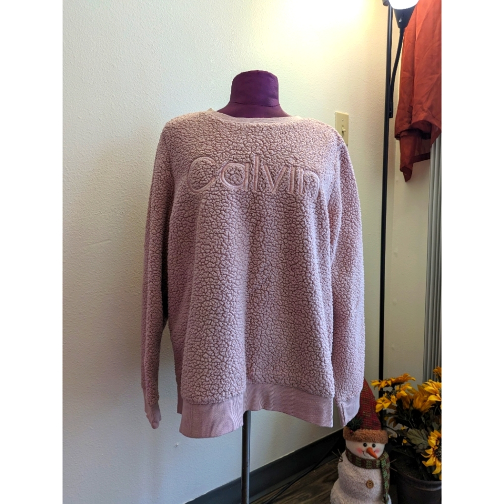 1X Calvin Klein Sherpa Pullover